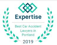 Expertise: Best Car Accident Lawyer in Portland 2019 badge